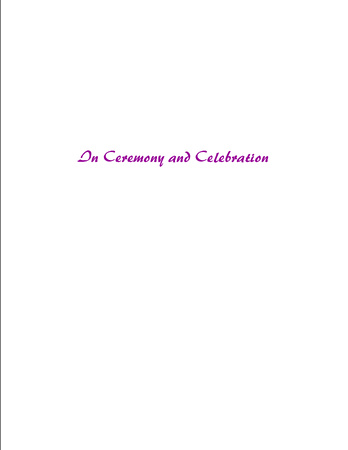 1200: In  Ceremony and Celebration