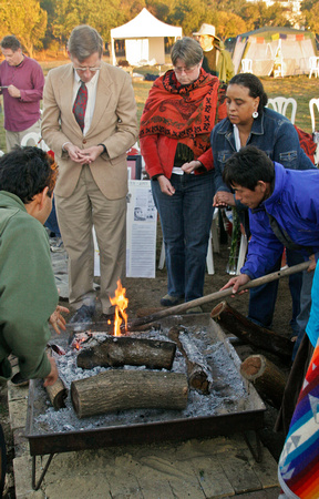 0975: Morning Gathering by the Sacred Fire - All Cultures